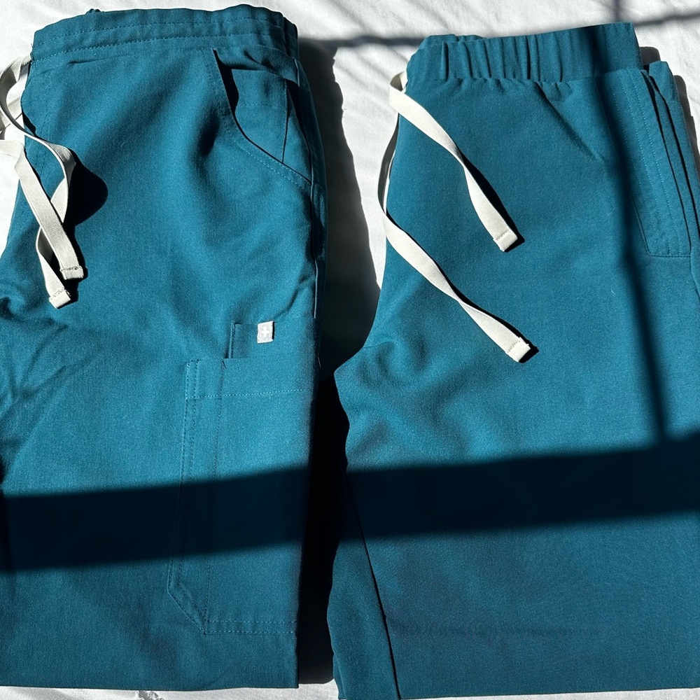 FIGS CARIBBEAN BLUE SCRUB PANTS